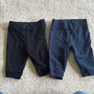 First Impressions Kids Sweatpants - Black and Navy size 6-9 months